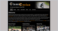 Desktop Screenshot of dcclassiccycles.dynamitedave.com