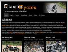 Tablet Screenshot of dcclassiccycles.dynamitedave.com