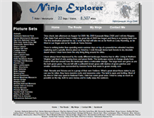 Tablet Screenshot of ninjaexplorer.dynamitedave.com